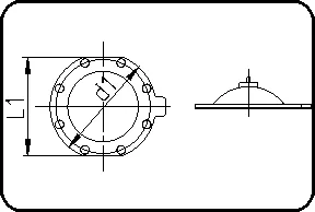 Rezervna membrana, za membranski ventil, ručno upravljanje, EPDM/PTFE – kod 88.342.1