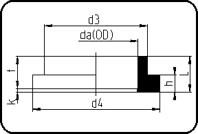 Prirubni adapter DIN, brizganje, mufno zavarivanje, PVDF prirodna – kod 052