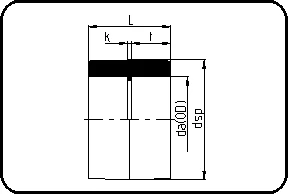 Mufa, brizganje, mufno zavarivanje, PVDF prirodna – kod 053