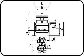 Membranski ventil, ručno upravljanje, EPDM/PTFE membrana, prirubnički priključak, PVDF UHP prirodna – kod 342.20