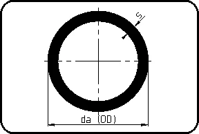 Cev 5m, ekstrudirana, PVDF prirodna – kod 705