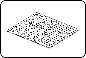 Folija MSB/MST, microspike/microspike - 5,15m, kalandrisano, Zavarivanje vrućim klinom, HDPE crna – kod 529