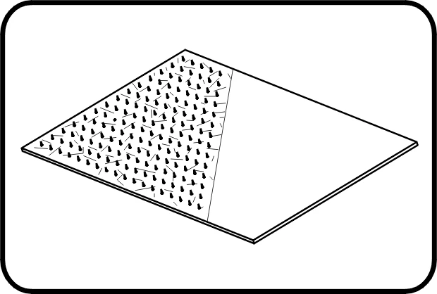 Folija MSB+/G, microspike+/glatka - 7m, BAM, kalandrisano, Zavarivanje vrućim klinom, HDPE crna – kod 540.1
