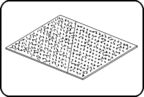 Folija MSB+/HG, microspike+/HighGrip - 7m, BAM, kalandrisano, Zavarivanje vrućim klinom, HDPE crna – kod 548.1