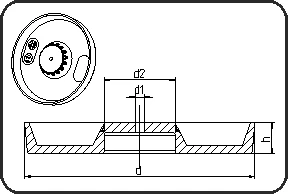 Disk, pribor za montažu, brizgano, Zavarivanje vrućim vazduhom, VLDPE crna – kod 041