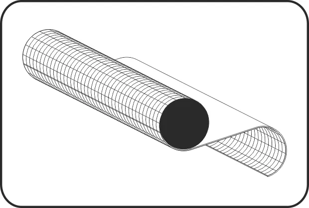 Ploča SK+ tkanina - u rolni, sintetička tkanina 15000x1500mm, ekstrudirana, zaštitna folija na obe strane, ECTFE prirodna – kod 671