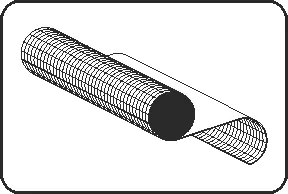 Ploča GGS ojačana tkaninom - u rolni, staklena tkanina - 10000X1250mm, ekstrudirana, zaštitna folija na obe strane, PFA prirodna – kod 681