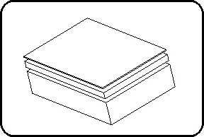 Ploča, 3000X1500mm, ekstrudirana, zaštitna folija na obe strane, PVDF-el crna – kod 600